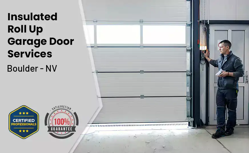 Insulated Roll Up Garage Door Boulder - NV 